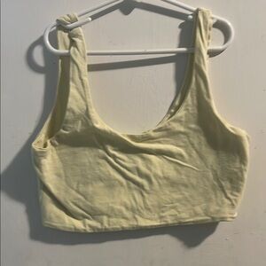 Cotton On Green Sleeveless Fitted Crop Tank‎ Top